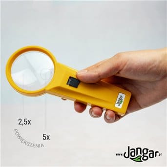 Magnifier 2.5x/5x, 50 mm, illuminated