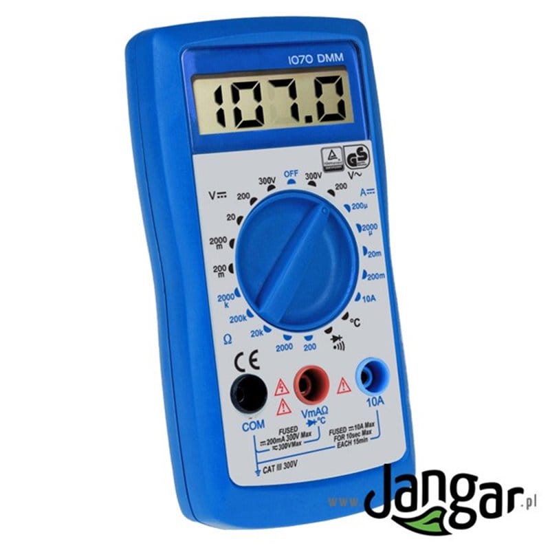 Digital universal meter, type 1070 with temperature measurement