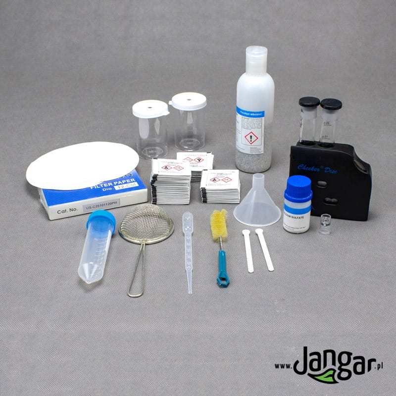 Nitrate test package for water and soil