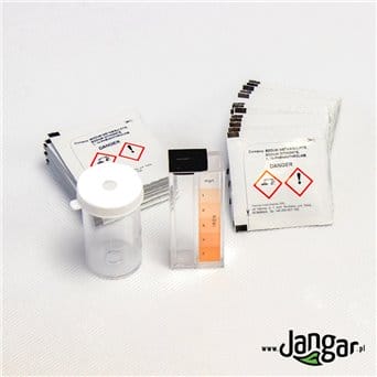 Package for testing the iron content of water