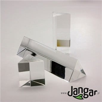 Set of 3 different acrylic prisms (25, 50, 100 mm)