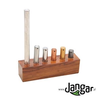 Set of 6 different cylinders - equal weight