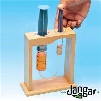 Hydraulic press - a simplified model