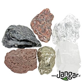 Ciekawe skały i minerały – zestaw 6 szt.