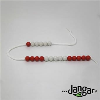 Arithmetic beads, 20 pieces (5+5)