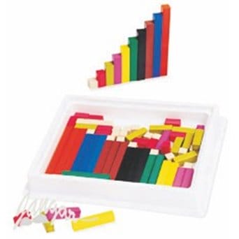 Cuisenairea pads (numbers in colours) - set