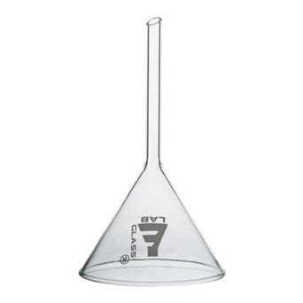 Funnel 80 mm, glass (borosilicate)