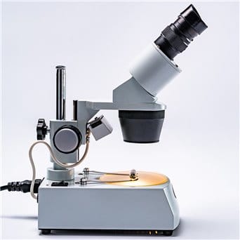 Mikroskop stereoskopowy 20x/40x, podświetlany (światło dolne i górne)