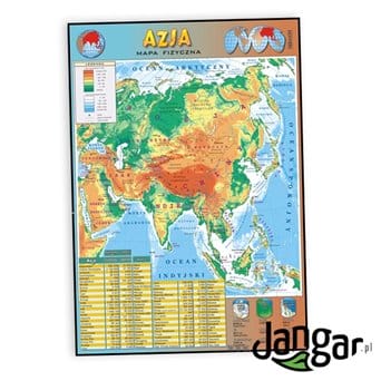 Wallboard: Asia, map