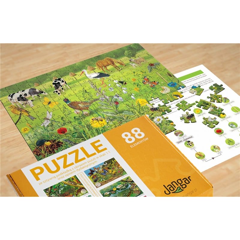 Puzzles EKOSYSTEM LOADS, 88 items + pad, in a lockable box