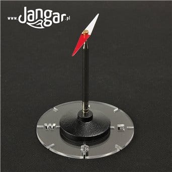 Magnetic needle on 2-part base 10 cm