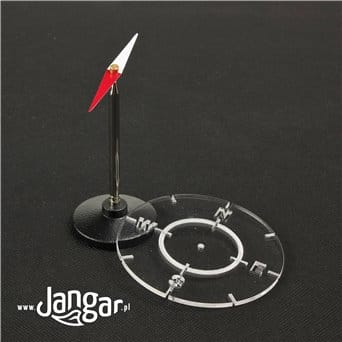 Magnetic needle on 2-part base 10 cm