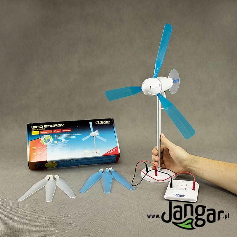 Turbina wiatrowa / Energia wiatru - działający model demonstracyjny