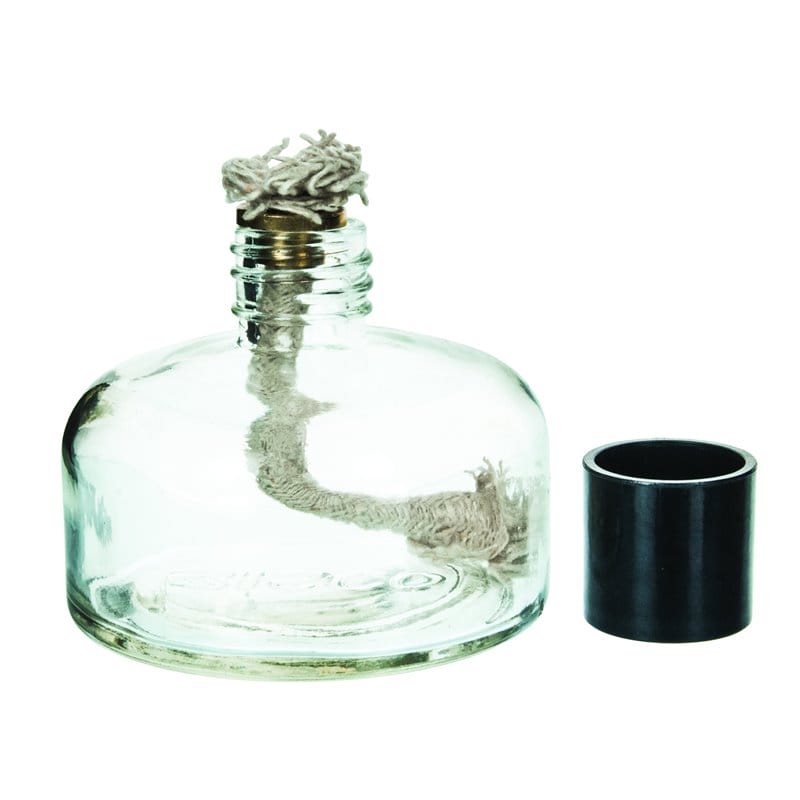 Alcohol burner with wick, 120 ml
