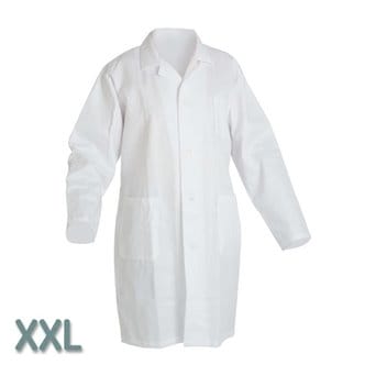Protective apron, white XXL