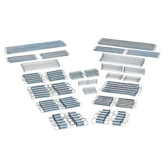 A set of 150 different springs for experiments and research
