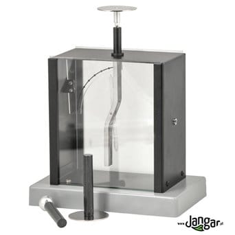 Large swinging electroscope with speed and scale