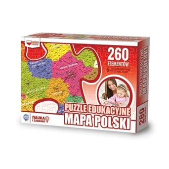 Puzzle Edukacyjne Mapa Polski