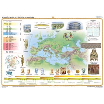 Mapa ścienna: DUO Starożytny Rzym - państwo i kultura
