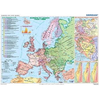 Mapa ścienna: Europa po 1945 r.