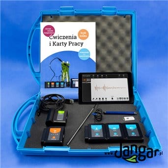 Zestaw walizkowy do eksperymentów z czujnikami, tabletem i modułem WiFi MOD57