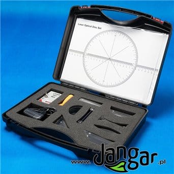 Magnetic set for geometric optics with diode laser, in a suitcase I