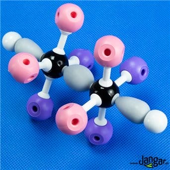 Model cząsteczek benzenu, etanu, etenu, etynu - jangar.pl