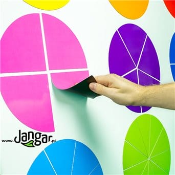Colourful framed wheels, magnetic, 26 cm - jangar.pl