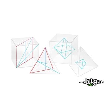 Regular polyhedra kpl. 4 solids - jangar.pl