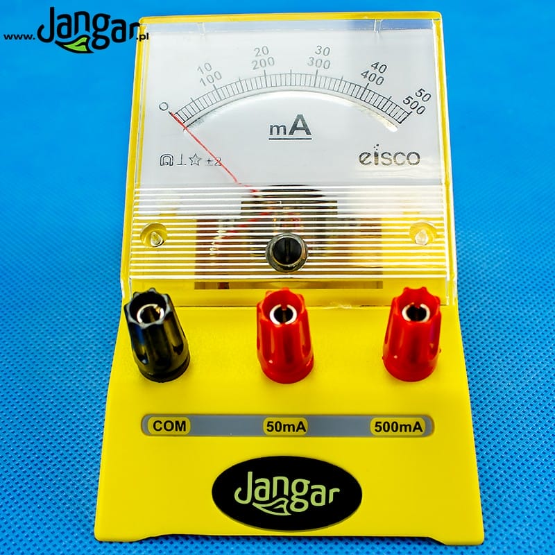 Dual range ammeter 0-500mA, 0-50mA (milliammeter) - jangar.pl