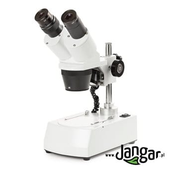 Mikroskop stereoskopowy 20x/40x-LED, podświetlany (światło dolne i górne) - jangar.pl