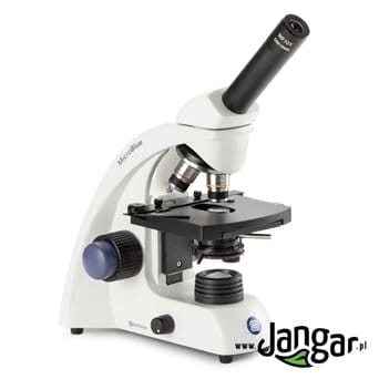 Mikroskop szkolny LED 400x/ (bez)przewodowy 1W ze stolikiem X-Y - jangar.pl