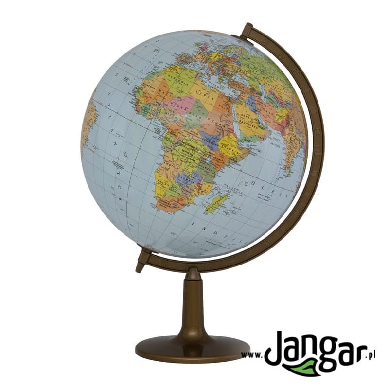 Large political globe, diameter 42 cm
