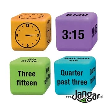 Cubes (G) for learning hours in English