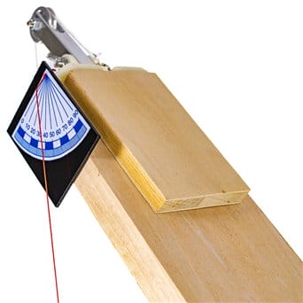 Wooden inclined plane for friction experiments