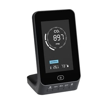 CO2 air monitor with humidity and temperature meter