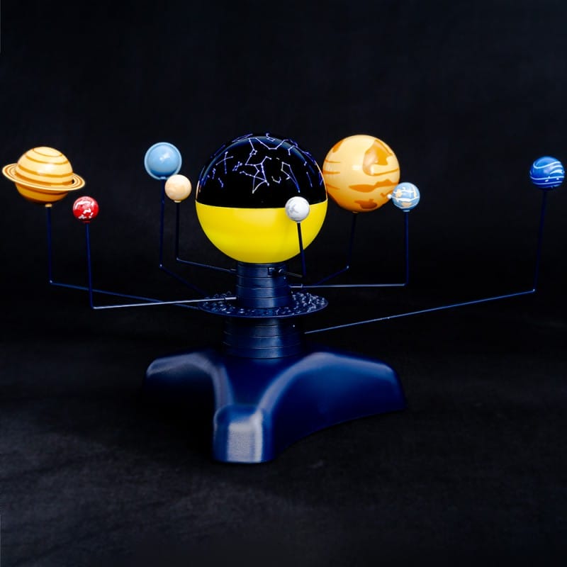 Model układu słonecznego z planetarium