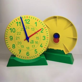 Demonstration clock, diameter 27 cm
