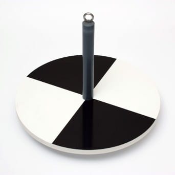 Secchi Disc, divided, black and white
