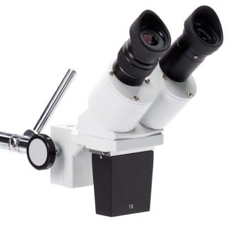 Mikroskop stereoskopowy 10x-LED, tubus na wysięgniku, giętkie oświetlenie